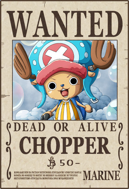 Póster One Piece Wanted