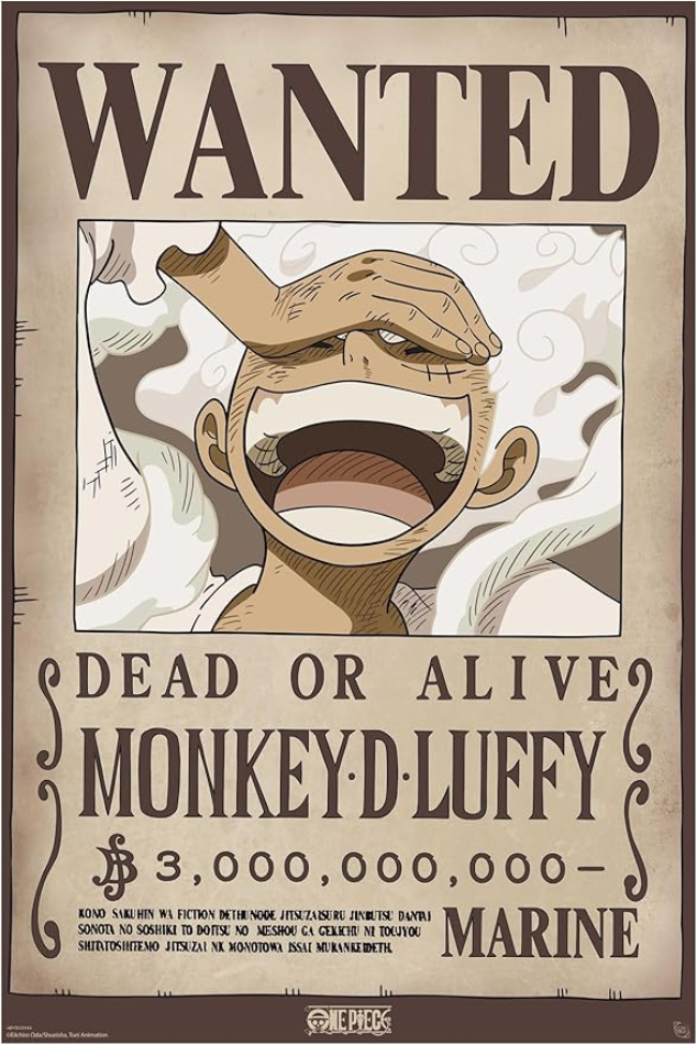 Póster One Piece Wanted