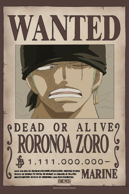 Póster One Piece Wanted