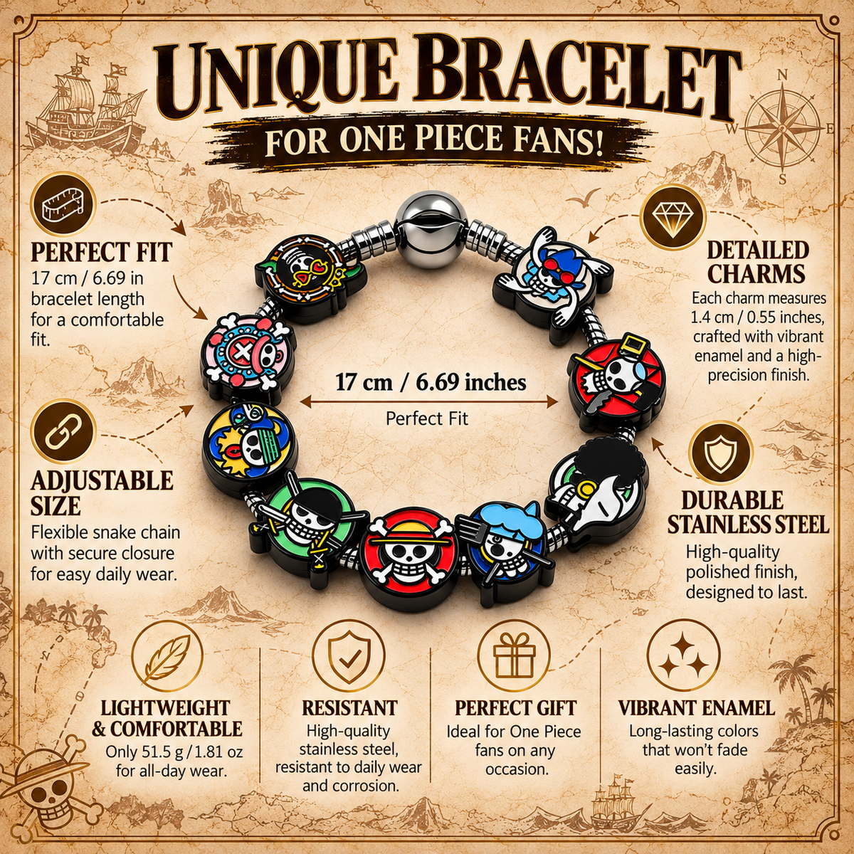 One Piece Bracelet